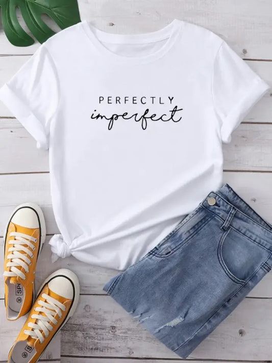 Perfectly Imperfect Print T-shirt
