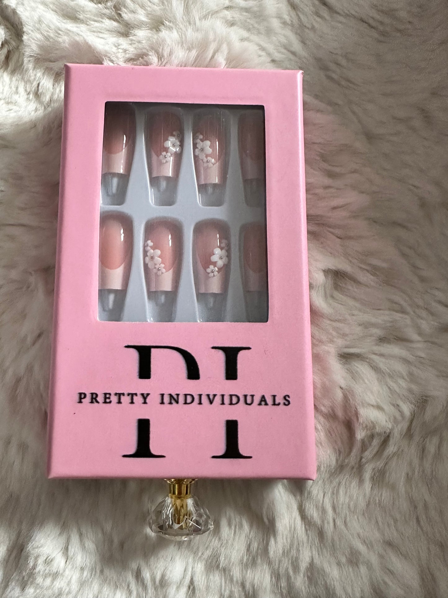 3D petal PI Press On Nails